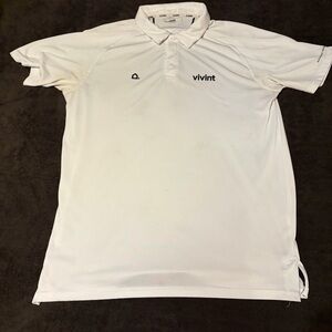 Vivint Blonde Girl Nose Knocking Polo